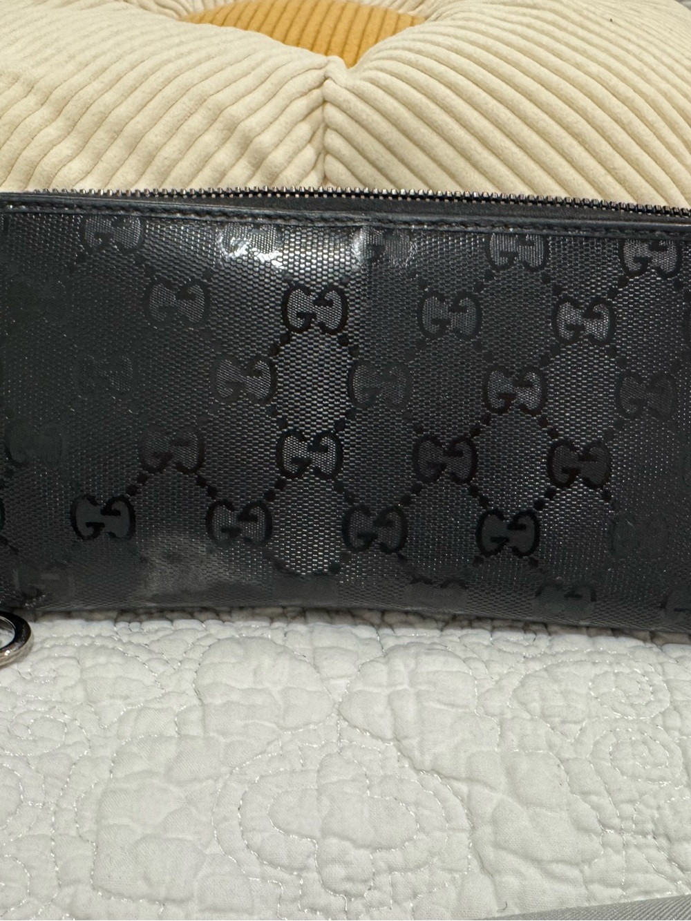 Gucci Black GG Logo wallet